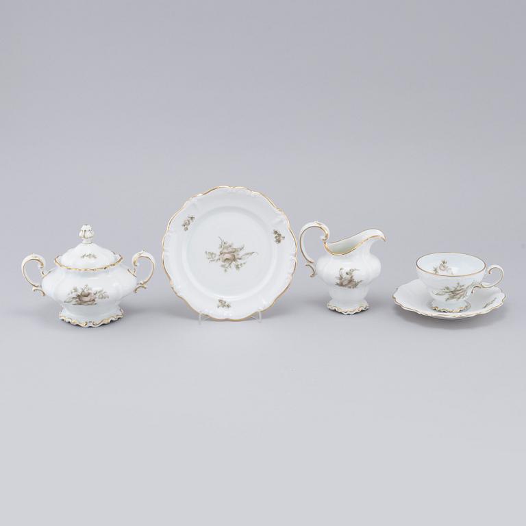 KAFFESERVIS, Kaffeservis, 25 delar, porslin, "Pompadour", Rosenthal.