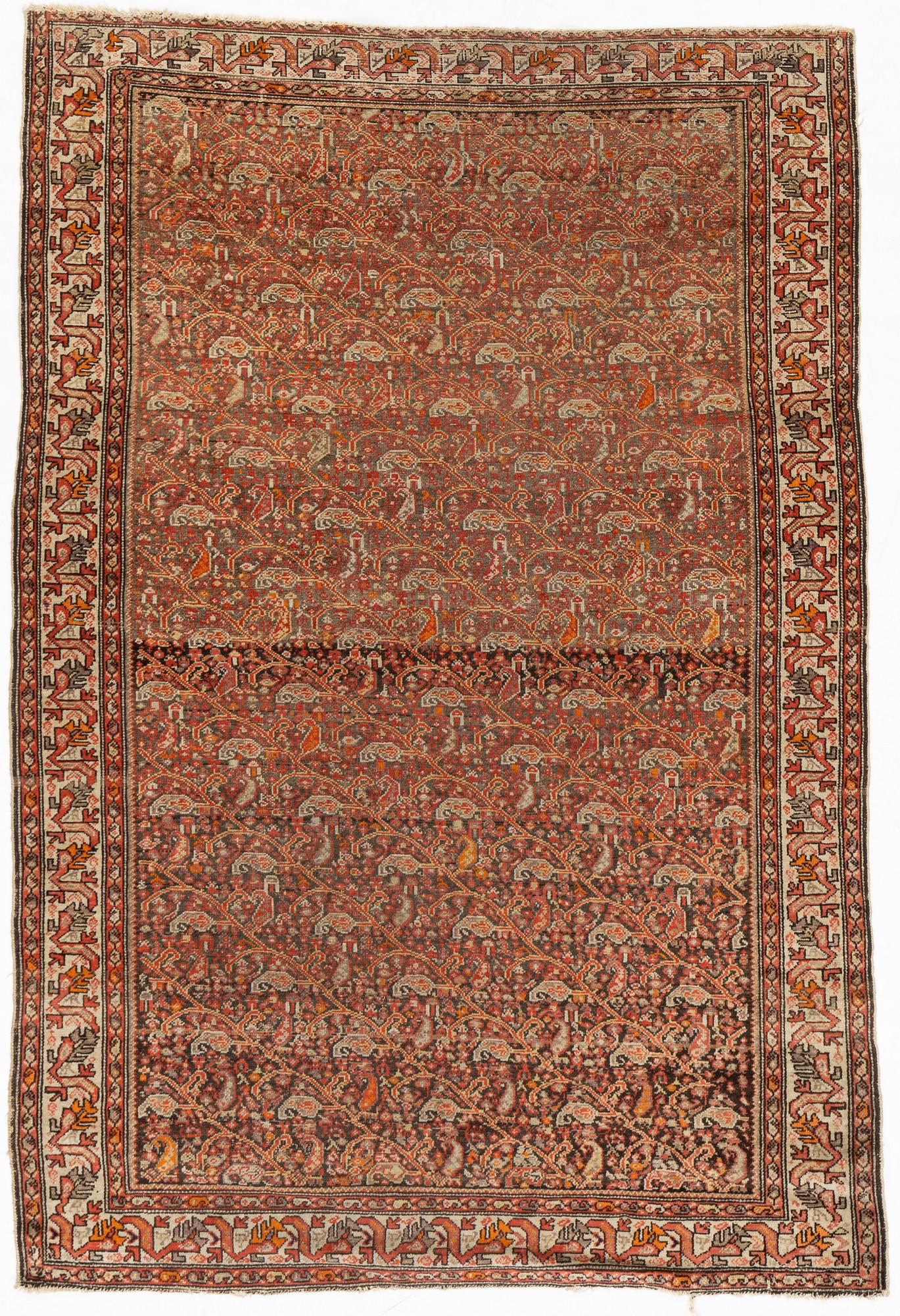 Carpet, Malajir, ca 191 x 126 cm.