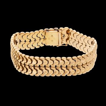 Bracelet 18K gold Vicenza Italy probably first half of the 20th century.