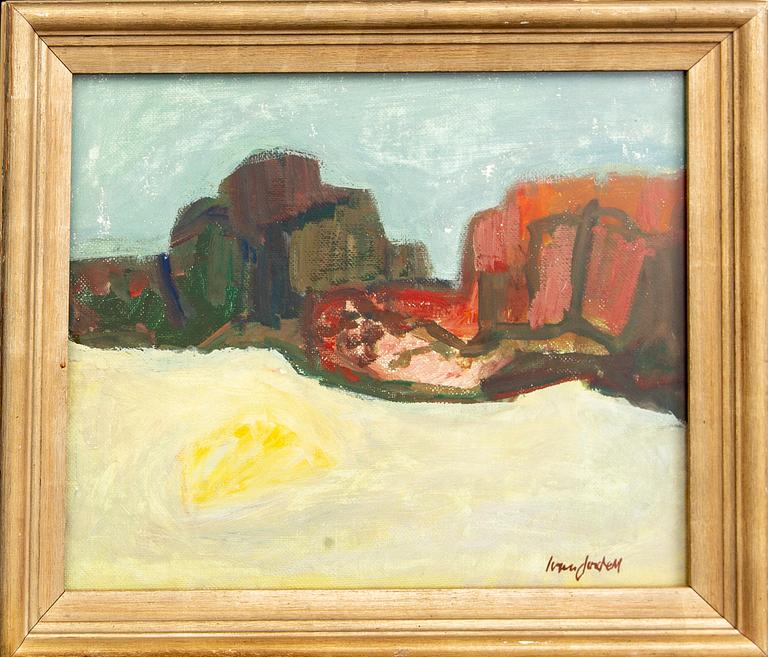 IVAN JORDELL, a signed oil on board.