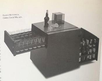 FRANCO BETTONICA, a "Cubo bar", for Cini & Nils, Italy 1970's.