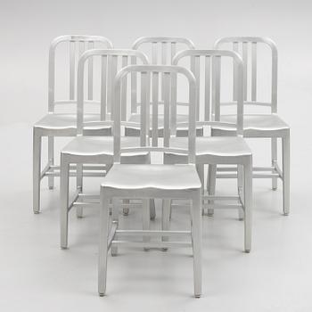 Six "Navy" chairs, Emeco.