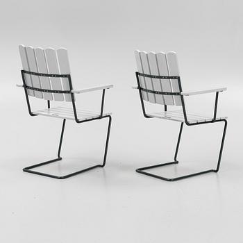 Garden furniture 6 pcs, Grythyttan late 1900s/2000s.