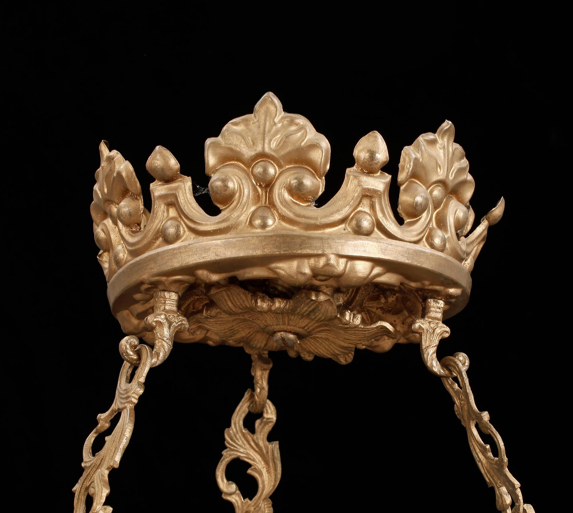 TAKAMPEL, oscariansk, 1800-talets slut. Höjd 75 cm.