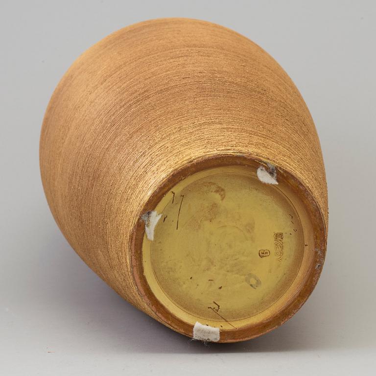 A 1940's/1950's earthenware vase by Anna-Lisa Thomson, Upsala Ekeby.