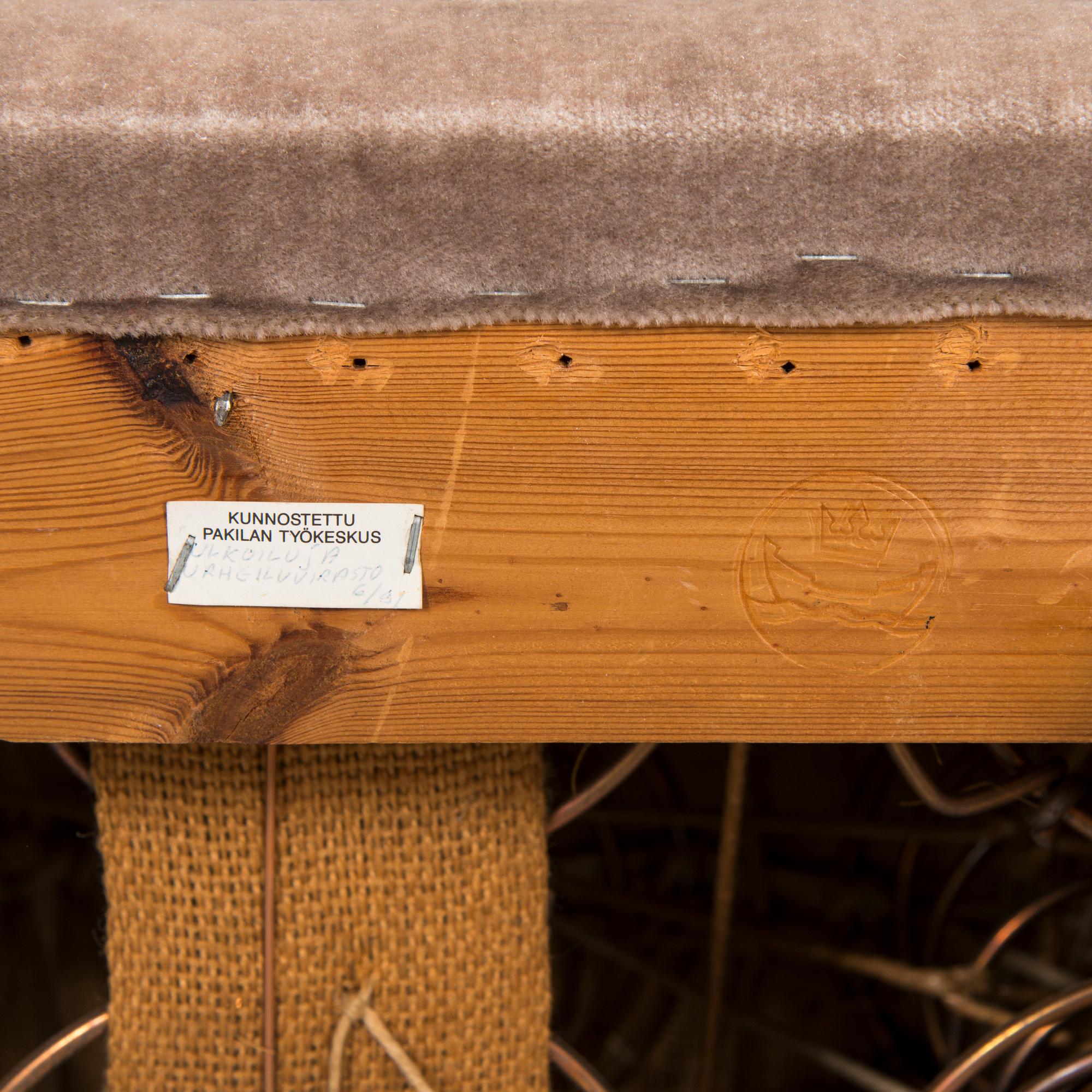 A mid-20th-century pair of armchairs.