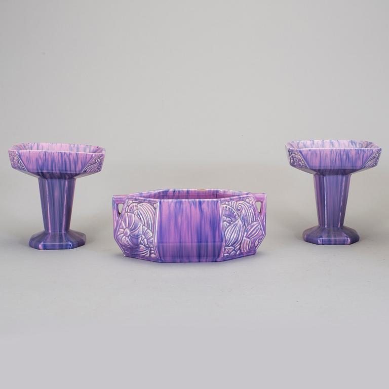 BORDSGARNITYR, 4 delar. Art Noveau, 1900-talets början.