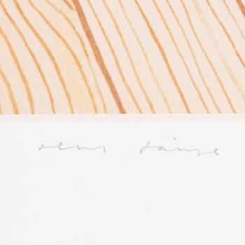 JENS FÄNGE, färglitografi. Signerad och numrerad 58/450.