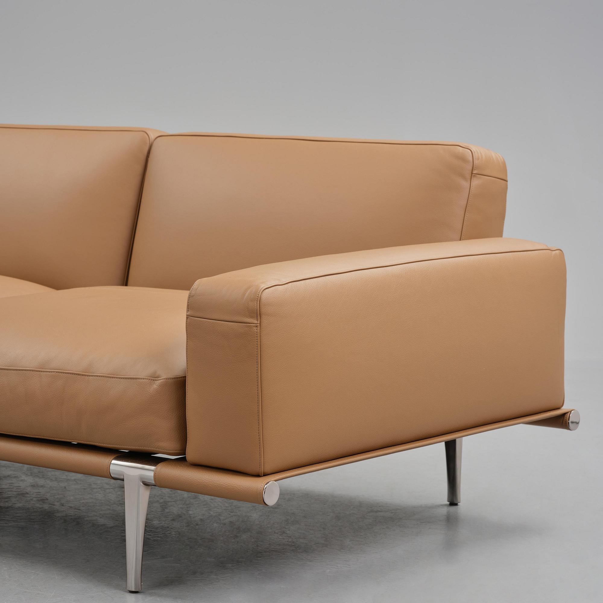 Ludovica Serafini & Roberto Palomba, a "Let it Be" sofa, Poltrona Frau, Italy, 2025.