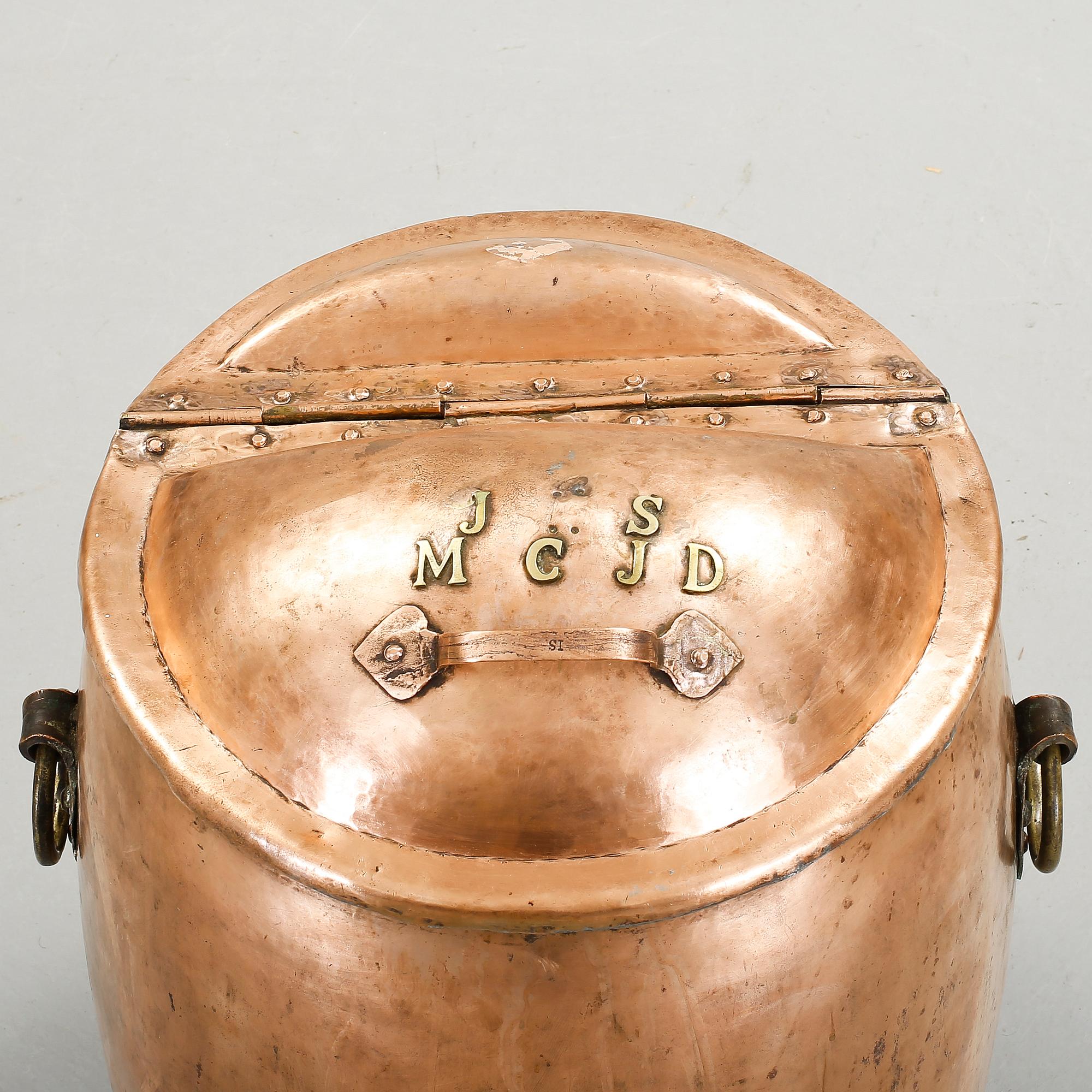 VATTENHINK, koppar, 1800/1900-tal.