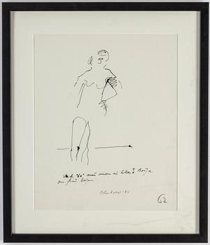 PETER DAHL, ink, signed and dated -75.