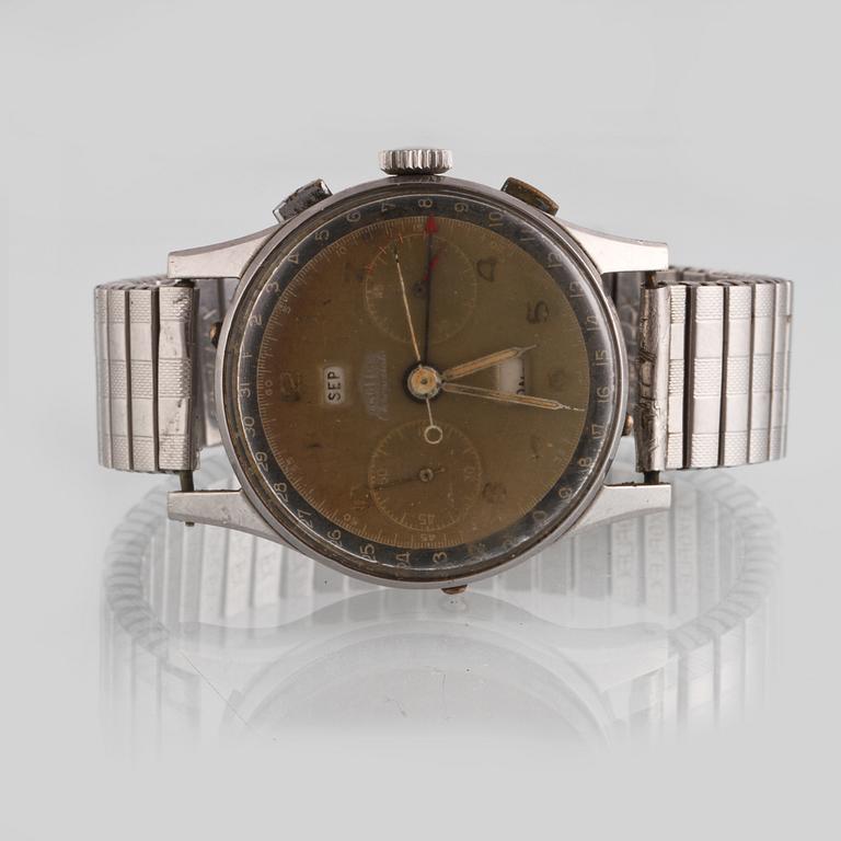 ARMBANDSUR, Omega, Seamaster, guld på stål.