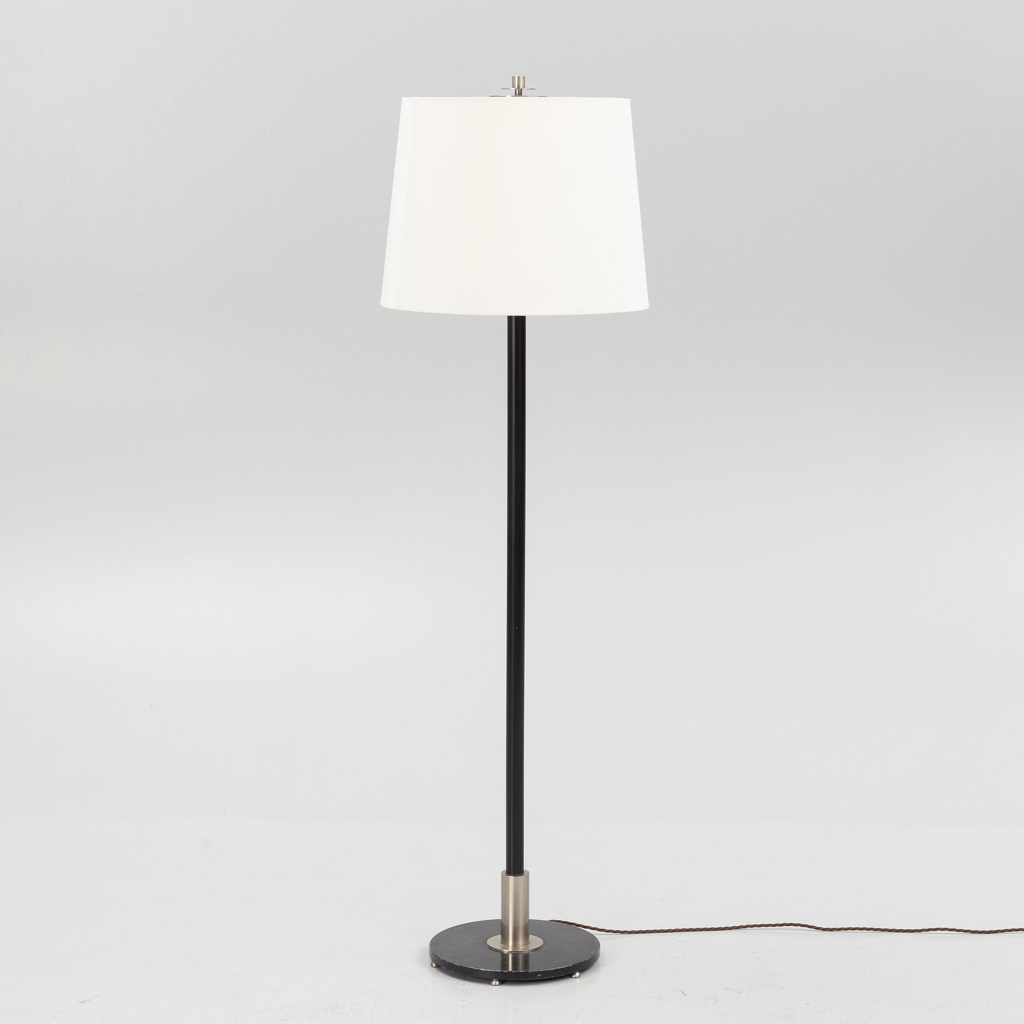 A 1930's floor lamp, possibly from Böhlmarks.