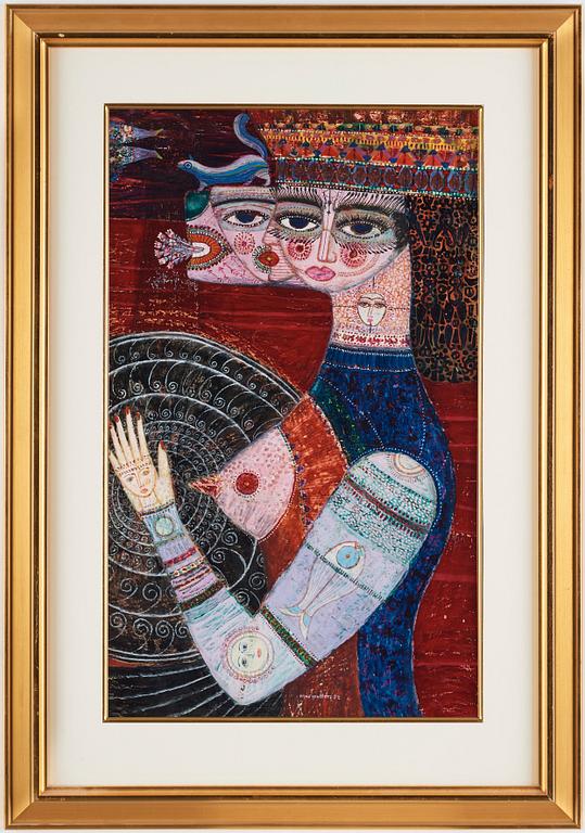 MAX WALTER SVANBERG, gouache, signerad Max Walters och daterad 52.