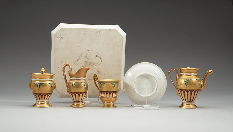 Empire, A French Empire Solitaire set, early 19th Century.
