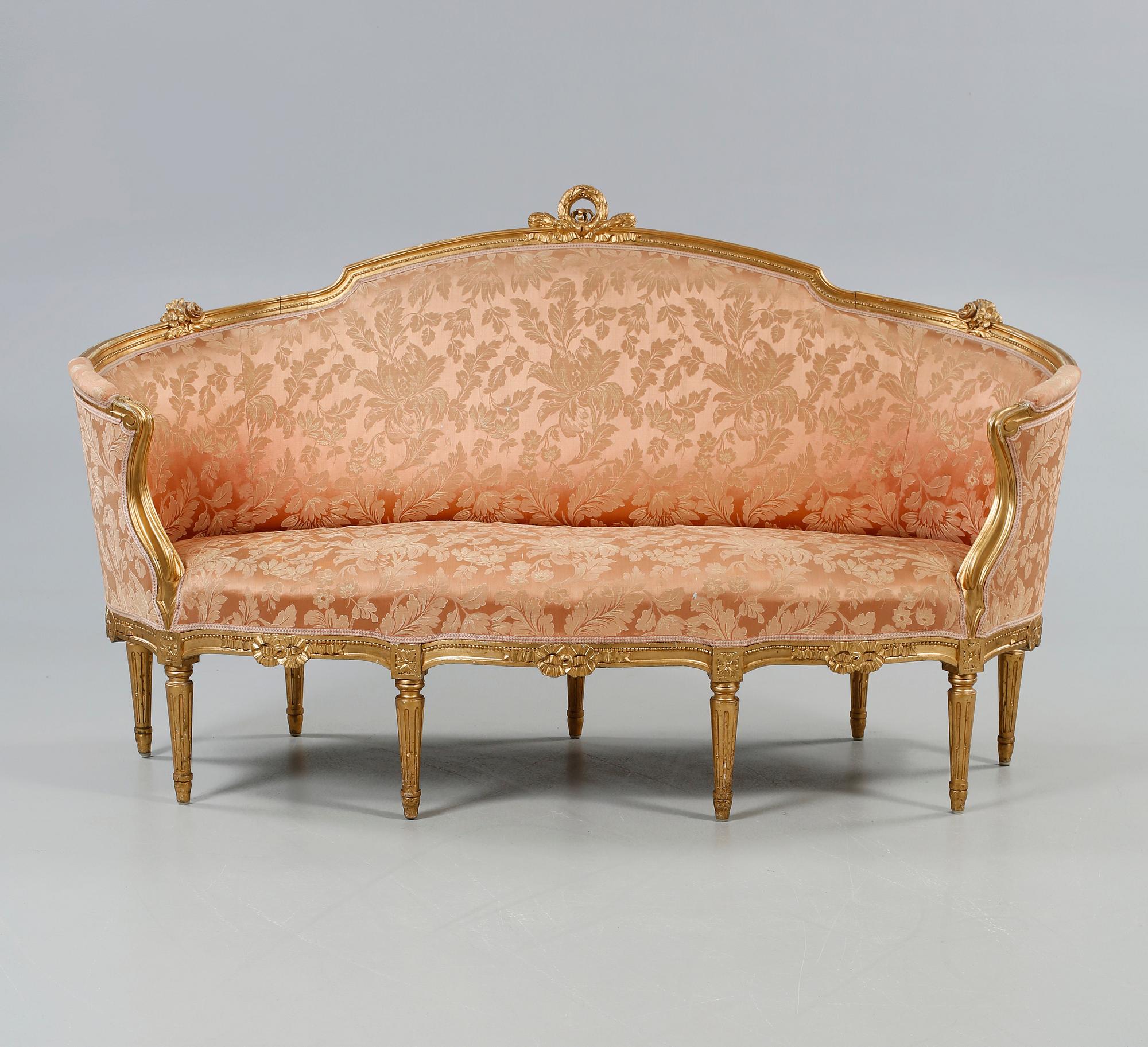 SOFFA, sk badkarsmodell, gustaviansk stil, 1900-talets början.