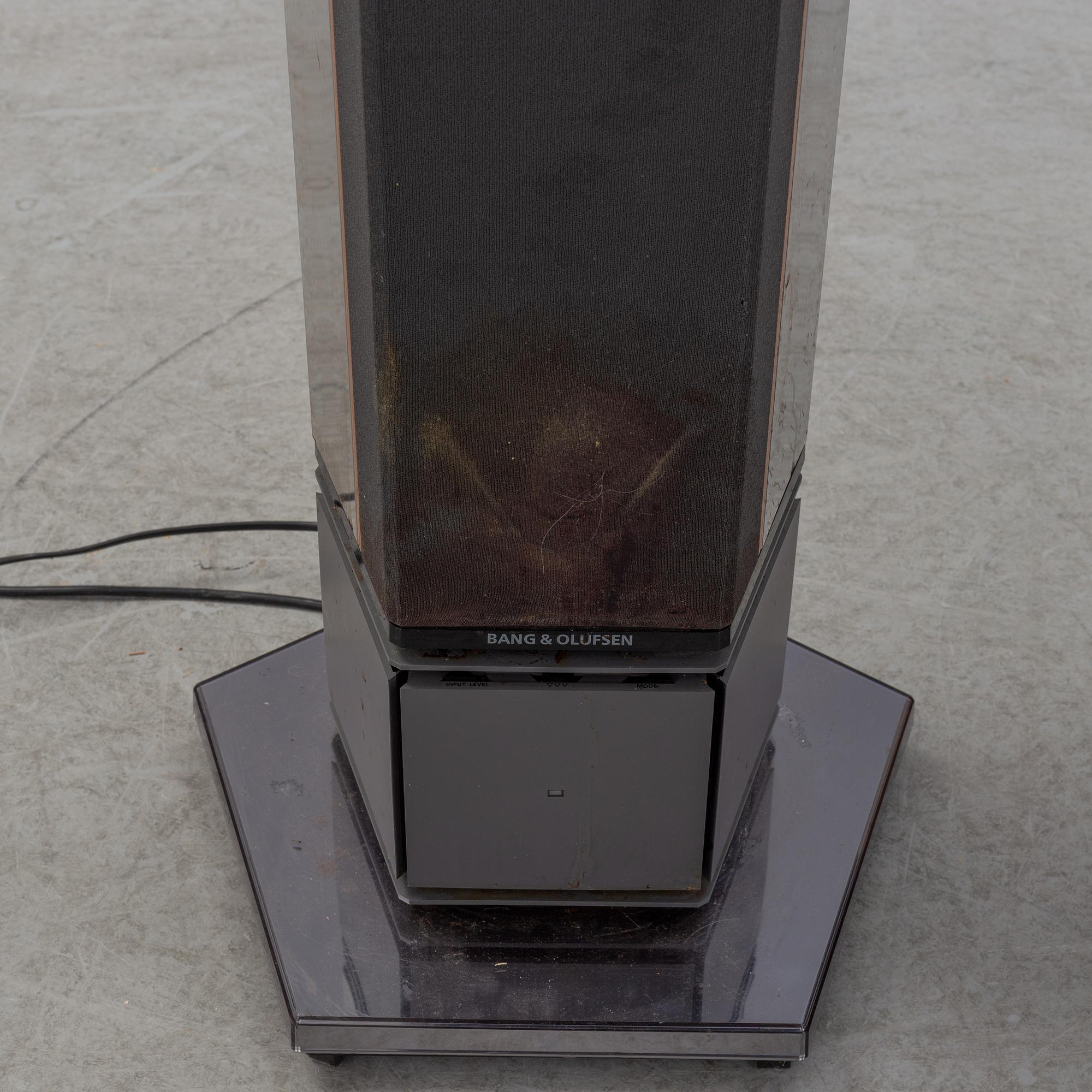 HÖGTALARE, ett par, Bang & Olufsen, Danmark, 1980-tal.