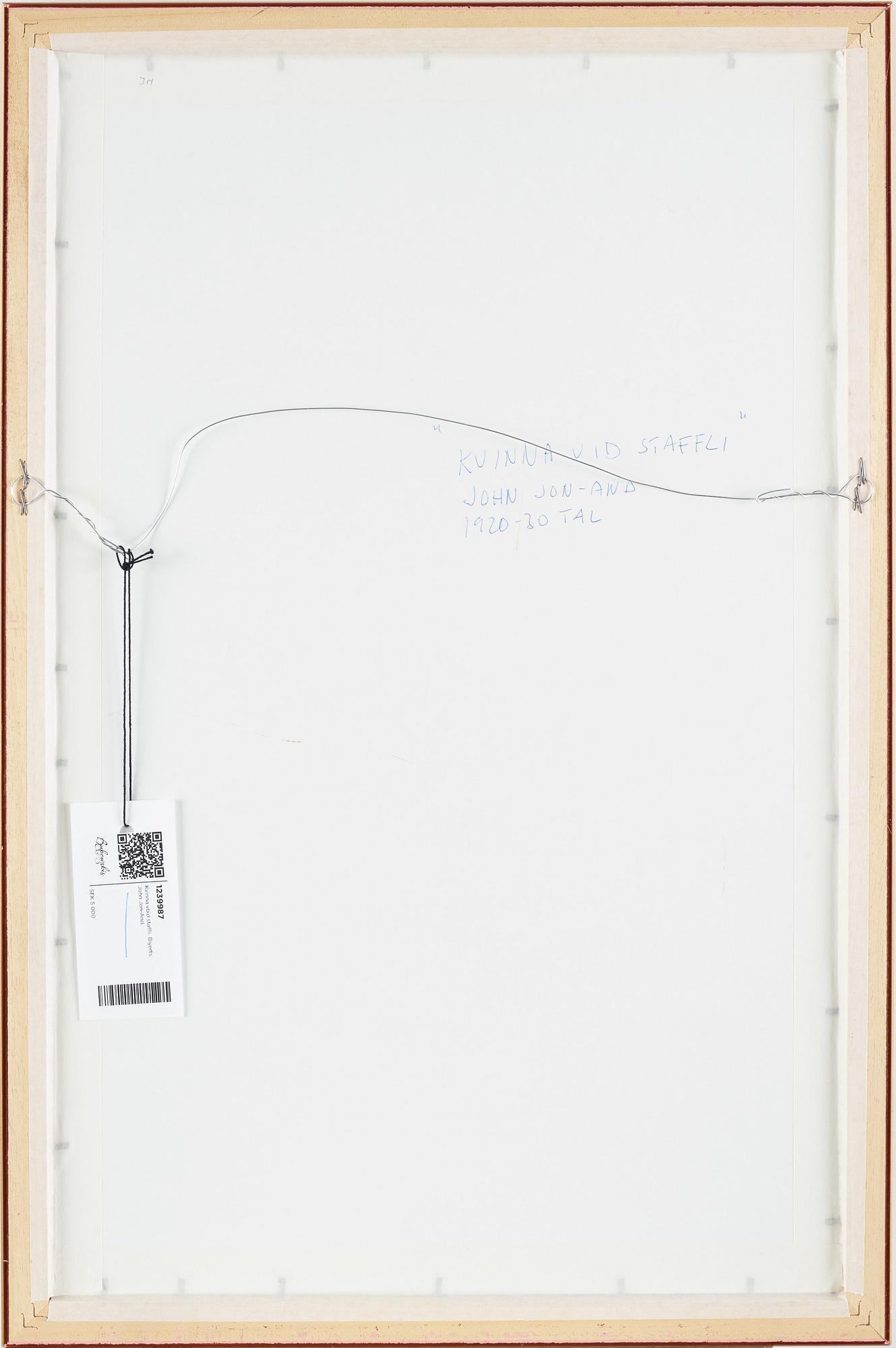 John Jon-And, pencil, signed.