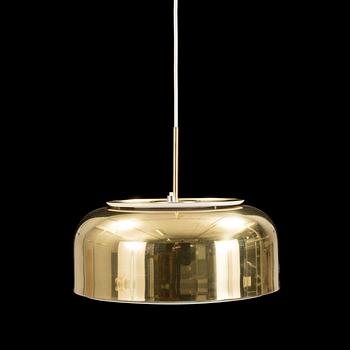 A CEILING LAMP, Ateljé Lyktan, brass, 1970s.