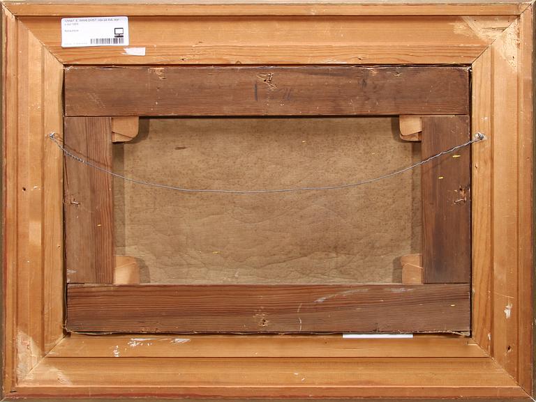 ERNFRIED WAHLQVIST, olja på duk, sign o dat 1889.