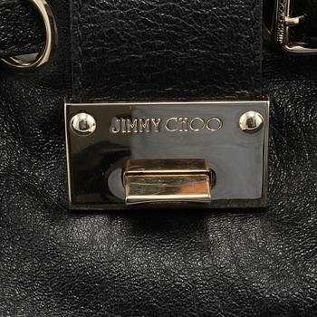 HANDVÄSKA, "Black Ringo", Jimmy Choo, 2010-tal.