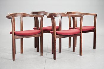 KARMSTOLAR, 4 st Hans Olsen, C/S Möbler, Danmark.