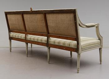 SOFFA, gustaviansk, sent 1700-tal.