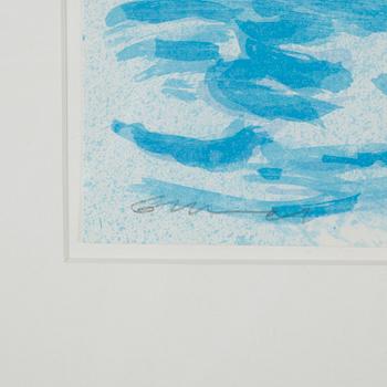 GÖSTA WERNER, 5 color lithographs, signed.