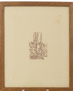 Ellen Thesleff, boat.