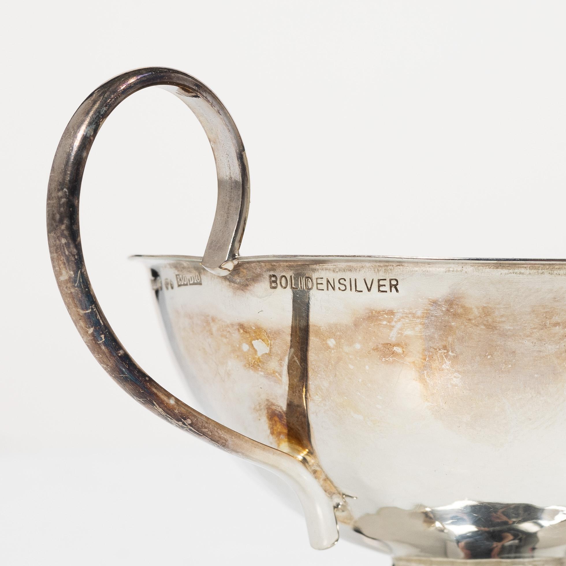 Nine silver punsch cups, Gothenburg and Luleå, Sweden, 1978-1990.