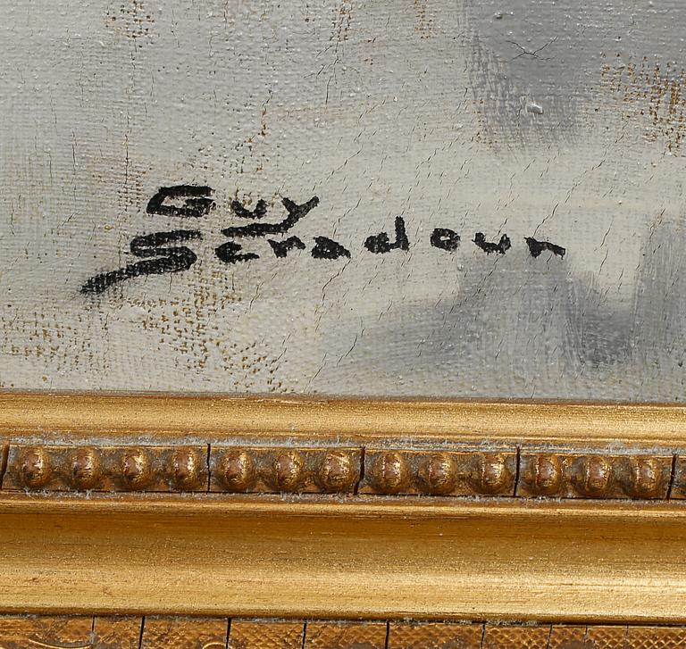 GUY SÉRADOUR, olja på duk, signerad.