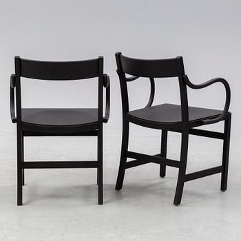 Chris Martin,  4 Waiter XL Armchair - Black Stained Beech.