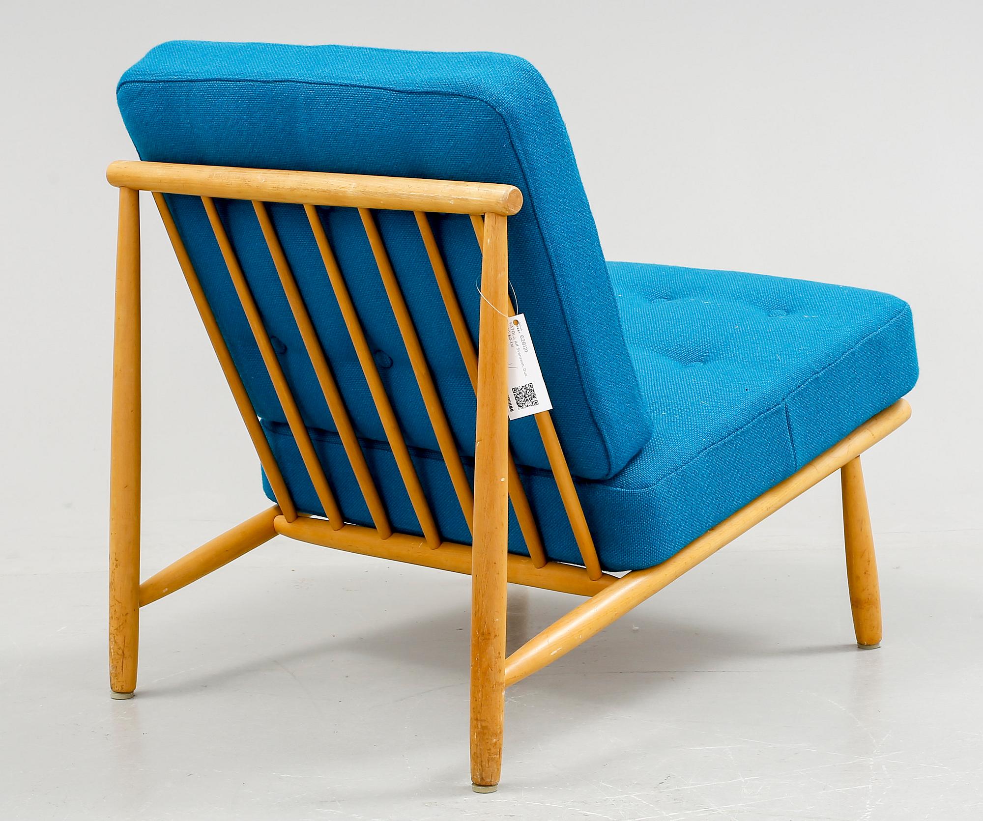 FÅTÖLJ, "Domus", Alf Svensson, Dux, 1950/60-tal.