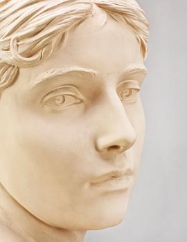 SKULPTUR, gips, L. P Jørgensen, efter, Danmark, 1900-tal.