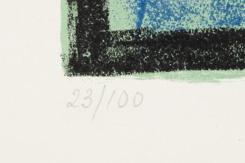 Jean-Michel Atlan, color lithograph, signed and numbered 23/100.