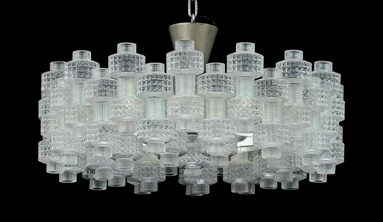 LJUSKRONA, glas, "Festival", Orrefors/ Fagerhult, 1900-talets mitt. Diam 62.