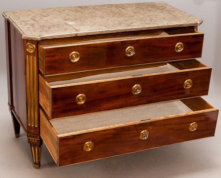 A CHEST OF DRAWERS.