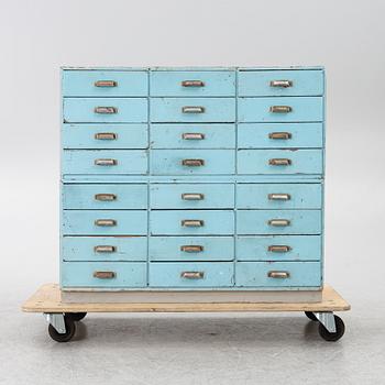 A drawer unit, first half of the 20th Century.