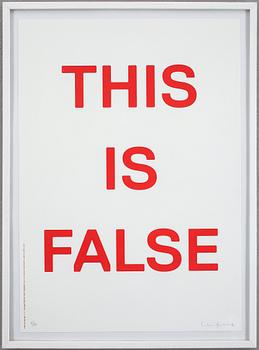 Lars Fuhre · LARS FUHRE, färgserigrafi, 2012, signerad och numrerad 6/50.