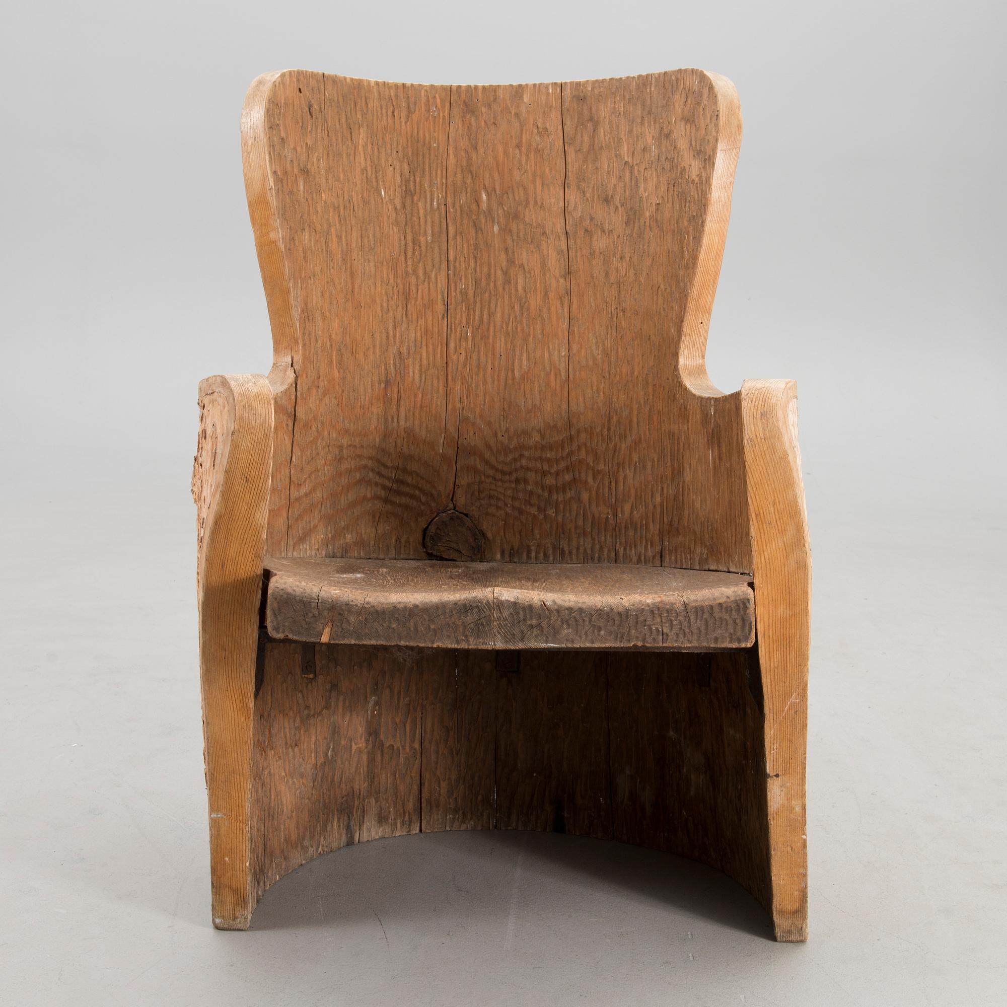 An early 20th century armchair so called field chair.