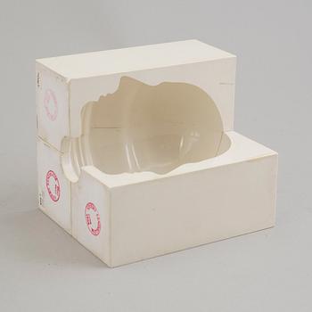a set of four Sivert Lindblom plastic items, 1968.