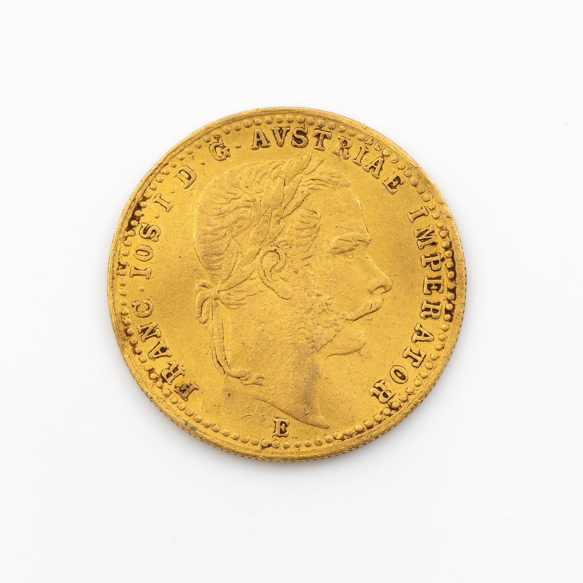 Gold coin. Austria, ! Ducat, 1866.