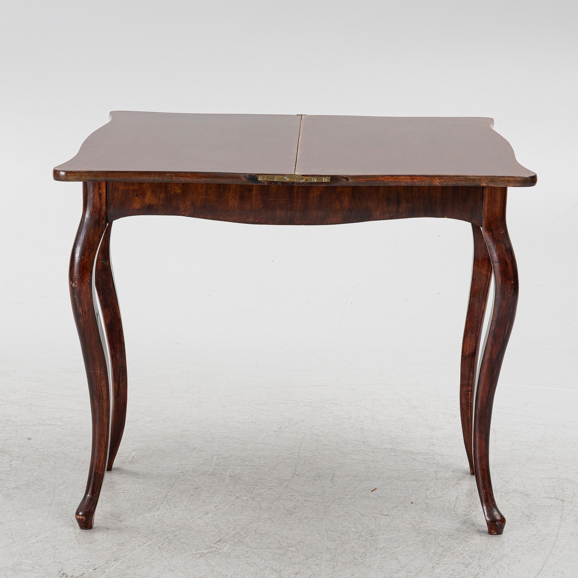 Gaming table, second half of the 19th century.