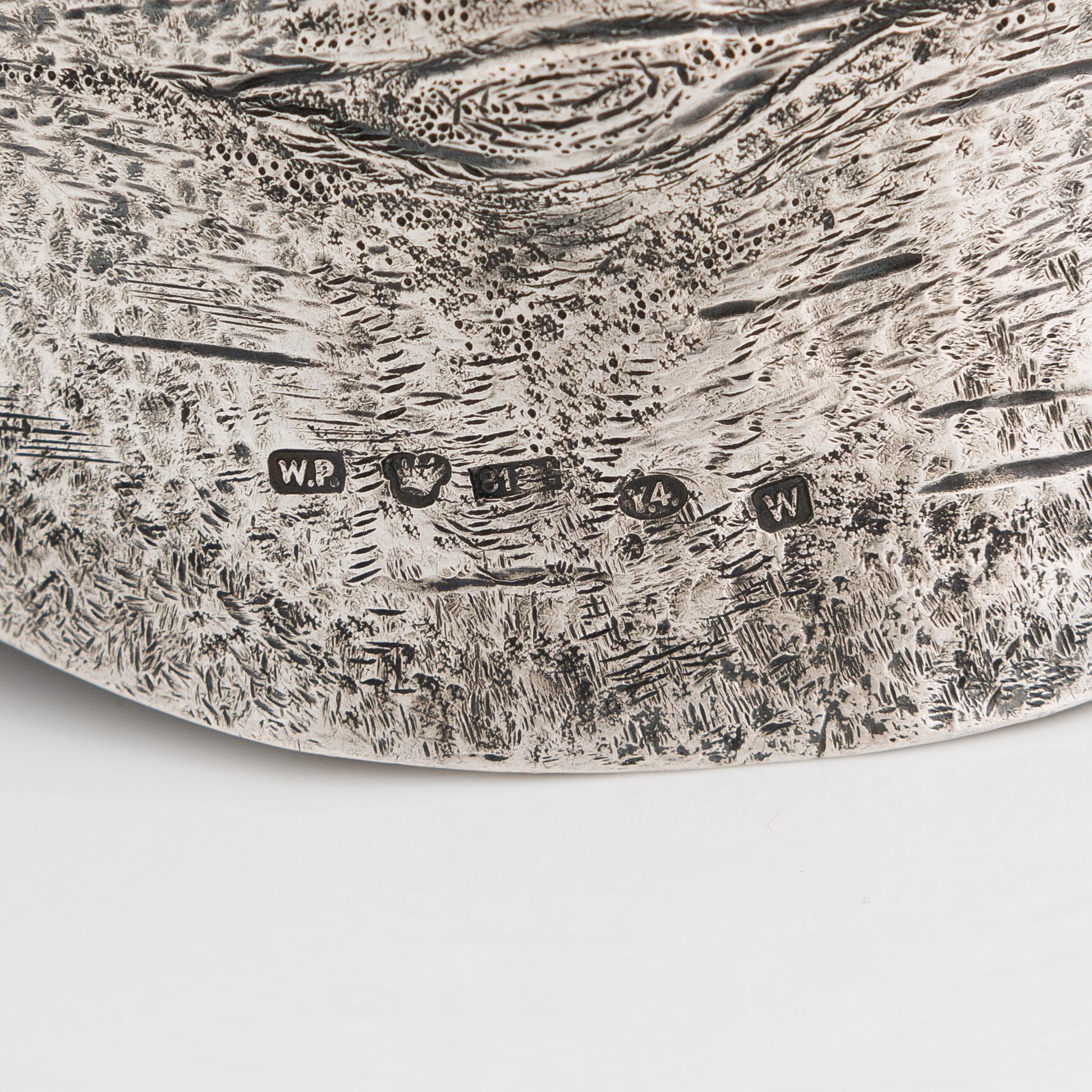 Wilhelm Porthan, Dryckeskanna, silver, Viborg 1904.