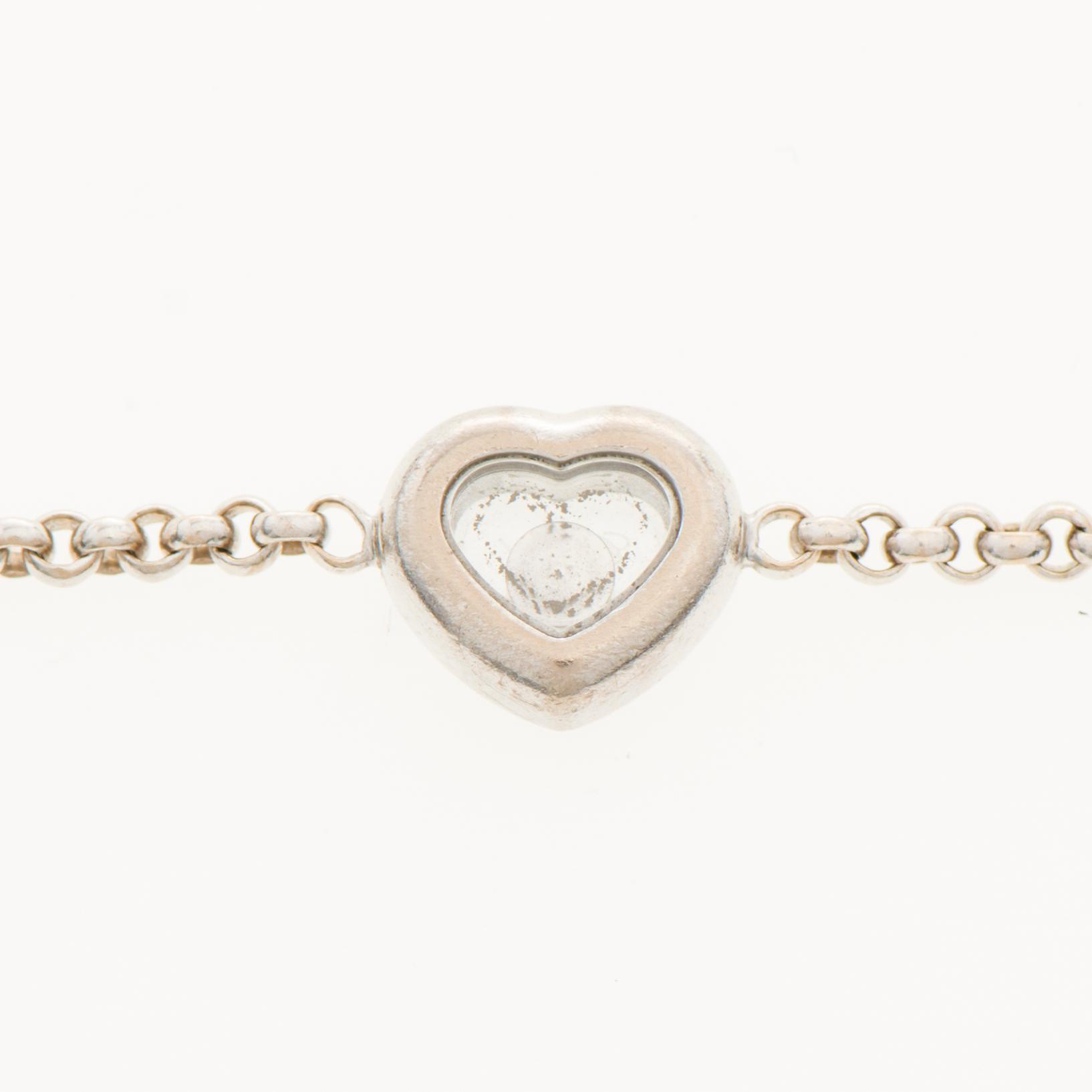 A CHOPARD BRACELET, "Happy Diamonds", brilliant cut diamond, 18K white gold.