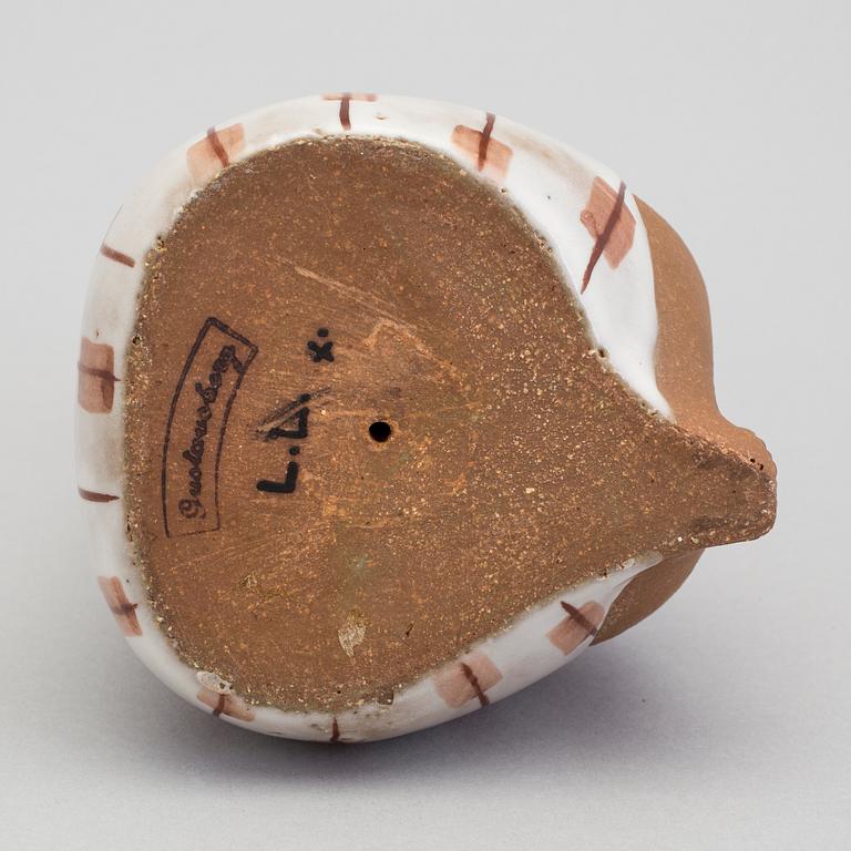 A stoneware sculpture "Charlotta" by Lisa Larson, Gustavsberg.