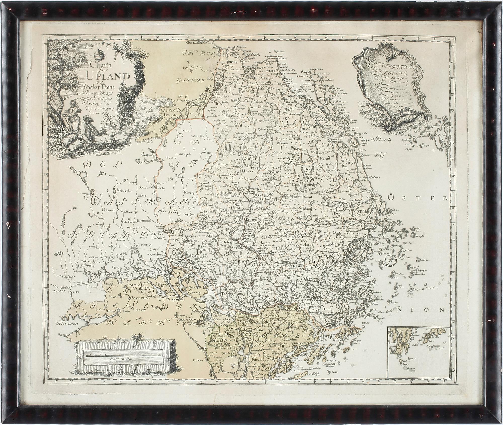 GEORG BIURMAN, gravyr, 1700-tal.