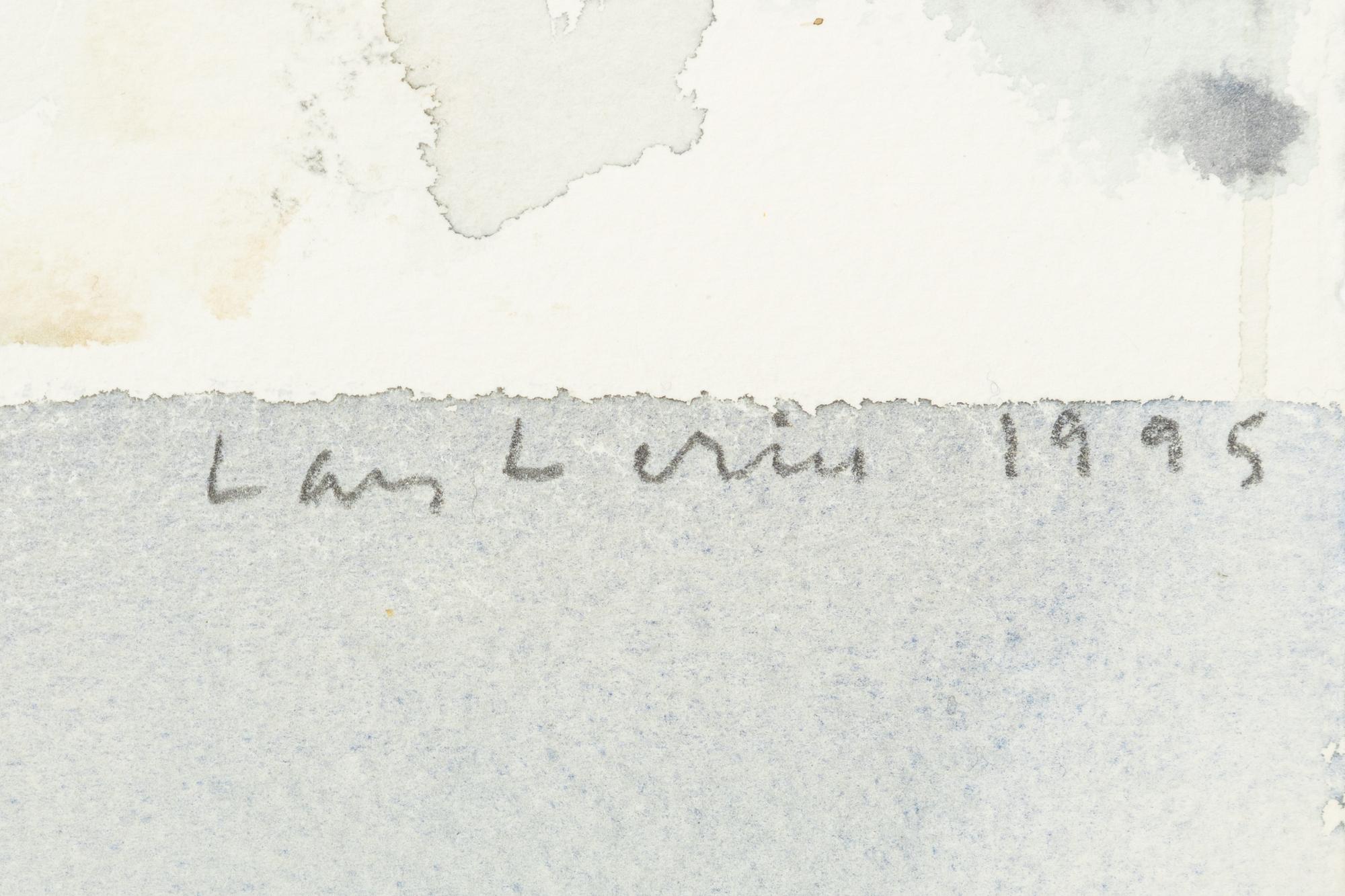 Lars Lerin, "Vinter i Värmland".