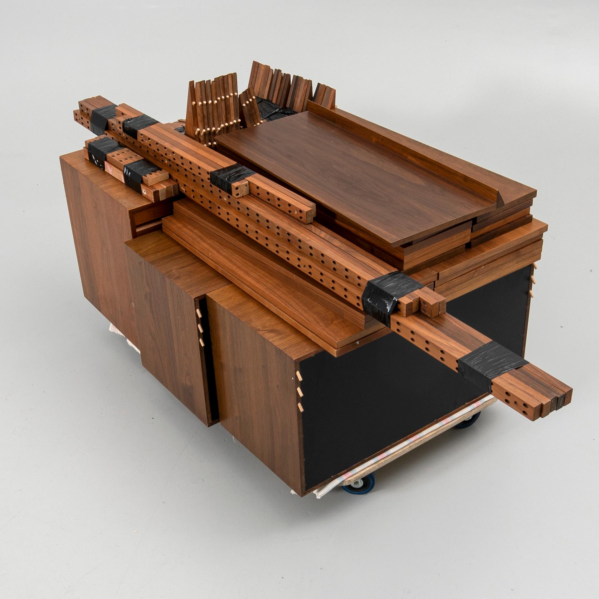 Poul Cadovius, Hyllsystem, "System Cado", teak, Danmark 1960-tal.