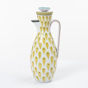 Stig Lindberg, a jug, bowl and dish, Gustavsberg Studio.